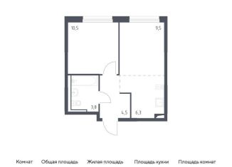 Продается двухкомнатная квартира, 34.6 м2, Москва, жилой комплекс Молжаниново, к1, метро Пятницкое шоссе