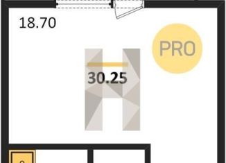 Квартира на продажу студия, 30.3 м2, поселок Бугры, ЖК Новые Горизонты, Гаражный проезд, 23к2