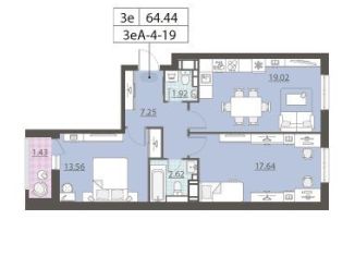 Продается 2-комнатная квартира, 64.8 м2, Москва, улица Юлиана Семёнова, 8к1, метро Солнцево