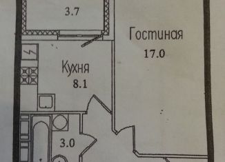 Сдается однокомнатная квартира, 38.3 м2, Санкт-Петербург, проспект Обуховской Обороны, 195, ЖК Дом-Мегалит на Неве