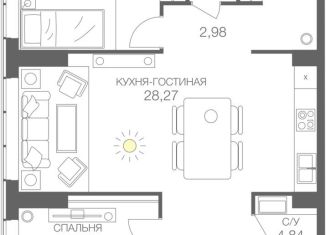 Продажа 2-комнатной квартиры, 81.2 м2, Москва, станция Шелепиха, Шелепихинский тупик