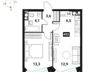Продам 2-комнатную квартиру, 40.4 м2, Москва, ЦАО