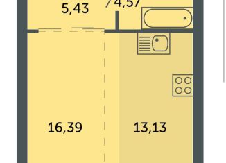 Продаю двухкомнатную квартиру, 40 м2, рабочий посёлок Кольцово, микрорайон Спектр, 15