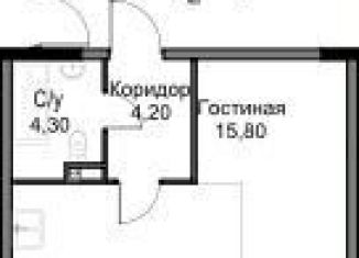 Квартира на продажу студия, 41.1 м2, Москва, ЖК Афи Парк Воронцовский, проезд Воскресенские Ворота