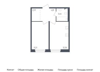 Продаю 1-ком. квартиру, 34.6 м2, Колпино, жилой комплекс Астрид, 10, ЖК Астрид