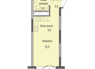 Продам квартиру студию, 25 м2, Ижевск