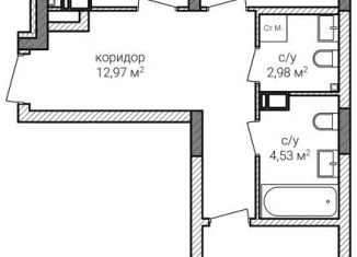 Продам 2-комнатную квартиру, 70 м2, Нижегородская область, улица Героя Советского Союза Аристархова