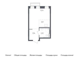 Продаю квартиру студию, 22.4 м2, село Лайково