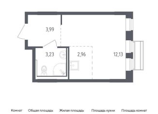 Продам квартиру студию, 22.3 м2, село Лайково