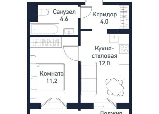 Продаю 1-комнатную квартиру, 31.8 м2, Челябинская область