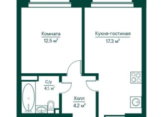 1-ком. квартира на продажу, 38.1 м2, Самара, метро Российская