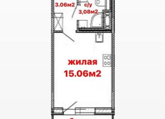Продается квартира студия, 21.2 м2, Санкт-Петербург, метро Проспект Большевиков, Дальневосточный проспект, 19к1
