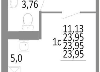 1-ком. квартира на продажу, 24 м2, Челябинск, Советский район