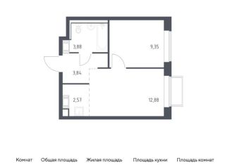 Продажа 1-ком. квартиры, 32.5 м2, Московская область, жилой комплекс Томилино Парк, к6.1