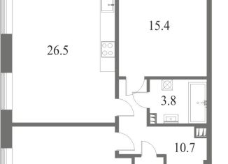 Продажа 2-комнатной квартиры, 75.6 м2, Санкт-Петербург, Петровский проспект, 9к2, Петроградский район