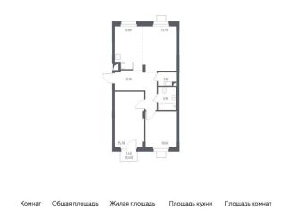 Продаю 2-комнатную квартиру, 67 м2, Московская область, жилой комплекс Люберцы 2020, к70