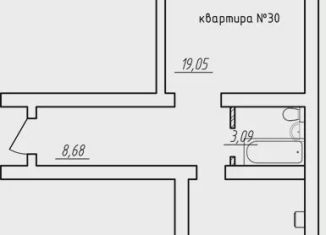 Продажа однокомнатной квартиры, 49.4 м2, посёлок Мичуринский