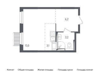 Продается квартира студия, 25.5 м2, Московская область, жилой комплекс Мытищи Парк, к4