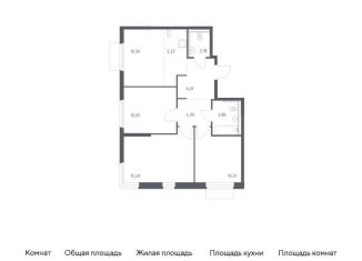 Продам 3-комнатную квартиру, 68.5 м2, Московская область, Каширское шоссе - Молоково - Андреевское
