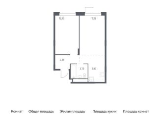 Продаю 1-комнатную квартиру, 45 м2, Московская область