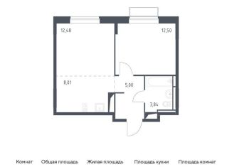 Однокомнатная квартира на продажу, 41.8 м2, поселение Кокошкино, жилой комплекс Новое Внуково, к17