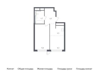 Продам однокомнатную квартиру, 42.2 м2, городской округ Красногорск, жилой комплекс Спутник, 24