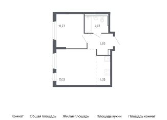 Продается однокомнатная квартира, 38.6 м2, Тюменская область, жилой комплекс Чаркова 72, 1.3