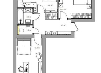 Продам двухкомнатную квартиру, 63.3 м2, Суздаль