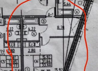 Однокомнатная квартира на продажу, 33.7 м2, Тюмень, улица Новосёлов, 113, ЖК Москва