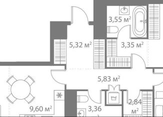 Продается трехкомнатная квартира, 70.8 м2, Москва, метро Варшавская, 1-й Котляковский переулок, 4Б