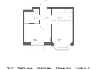 Продается 2-ком. квартира, 33.8 м2, Москва, район Марьино