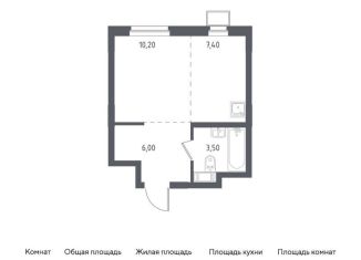 Продам квартиру студию, 27.1 м2, Люберцы, жилой комплекс Люберцы 2020, к69, ЖК Люберцы 2020