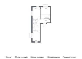 Продается 2-комнатная квартира, 58.1 м2, Москва, район Марьино