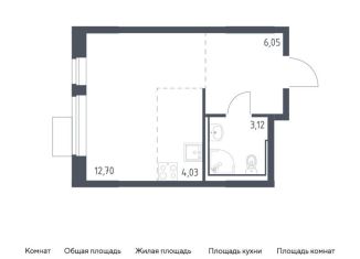 Квартира на продажу студия, 25.9 м2, Москва, Молжаниновский район