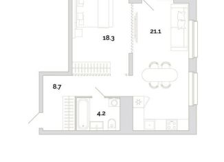 Продажа 1-комнатной квартиры, 56 м2, Пензенская область