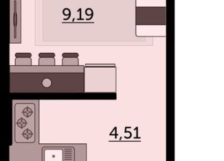 Продажа квартиры студии, 24.4 м2, Ростов-на-Дону, улица 23-я Линия, 54с12, ЖК Город у Реки