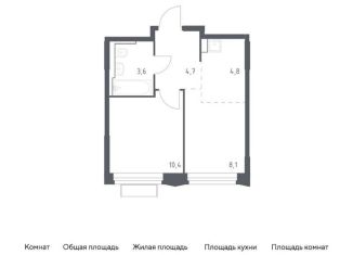 Продажа однокомнатной квартиры, 31.6 м2, городской округ Красногорск, жилой комплекс Квартал Строгино, к1