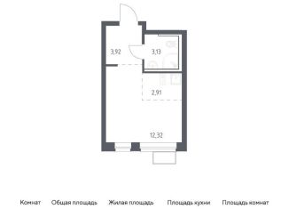 Продается квартира студия, 22.3 м2, Московская область, жилой комплекс Егорово Парк, к3.2