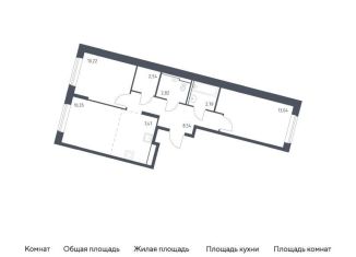 Продам 2-комнатную квартиру, 57.8 м2, Москва, САО