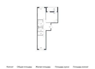Продажа двухкомнатной квартиры, 60.8 м2, Ленинградская область