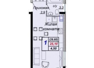 Продается квартира студия, 29.6 м2, Краснодарский край