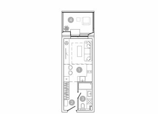 Продаю квартиру студию, 25.2 м2, Москва, ВАО