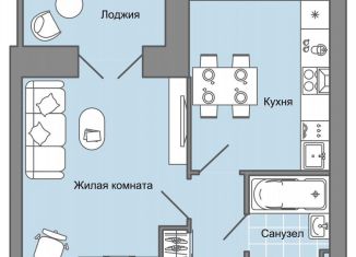 Продажа 1-ком. квартиры, 36 м2, Удмуртия, улица Строителя Николая Шишкина, 11к1