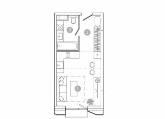 Квартира на продажу студия, 28.4 м2, Москва, ВАО