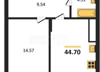 Продам 1-ком. квартиру, 45.3 м2, поселок Малое Исаково