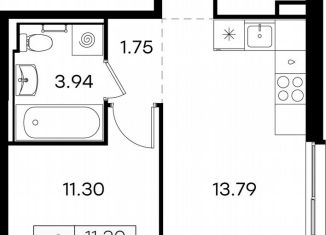 Однокомнатная квартира на продажу, 37.2 м2, Нижегородская область