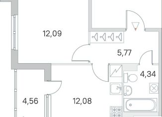 Продаю 1-ком. квартиру, 36.6 м2, посёлок Шушары