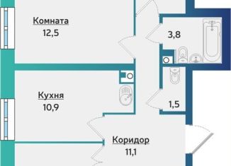 Продается трехкомнатная квартира, 71.7 м2, Удмуртия, улица 40 лет Победы, 117