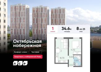 Продажа 1-комнатной квартиры, 34.6 м2, Санкт-Петербург, метро Пролетарская