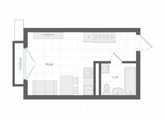 Продажа квартиры студии, 24.1 м2, Екатеринбург